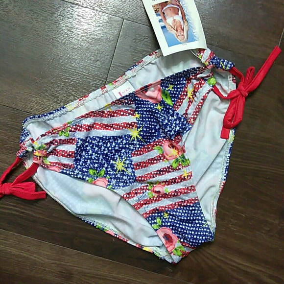 USA tie side bikini bottoms - Picture 1 of 3
